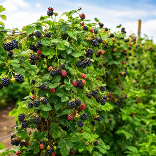 1 gal. Eclipse Thornless Blackberry Plants – Live Fruiting Berry Bushes, 2-Pack