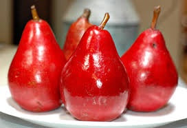 Dwarf Red Bartlett Pear Tree - Bright red, sweeter, juicier, and improved Bartlett! (2 years old and 3-4 feet tall.)